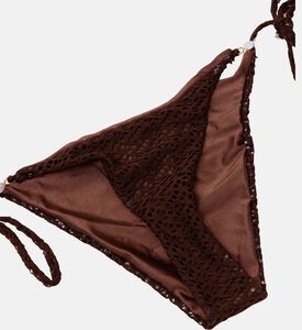 قطعة بيكيني سفلية كروشيه برباط جانبي