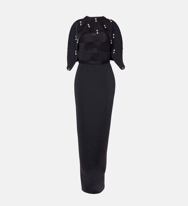 Embroidery Drops A-line Dress