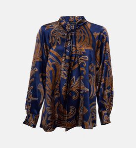 Luisa Spagnoli Floral-print Puff Sleeve Blouse, Packshot View