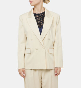 جاكيت توكسيدو غريس بتصميم مزدوج على الصدر