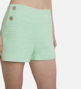 Tweed High-waisted Shorts