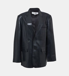 جاكيت فضفاض جلد