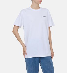 تيشيرت باينفيل مطرز بإبرة مزدوجة