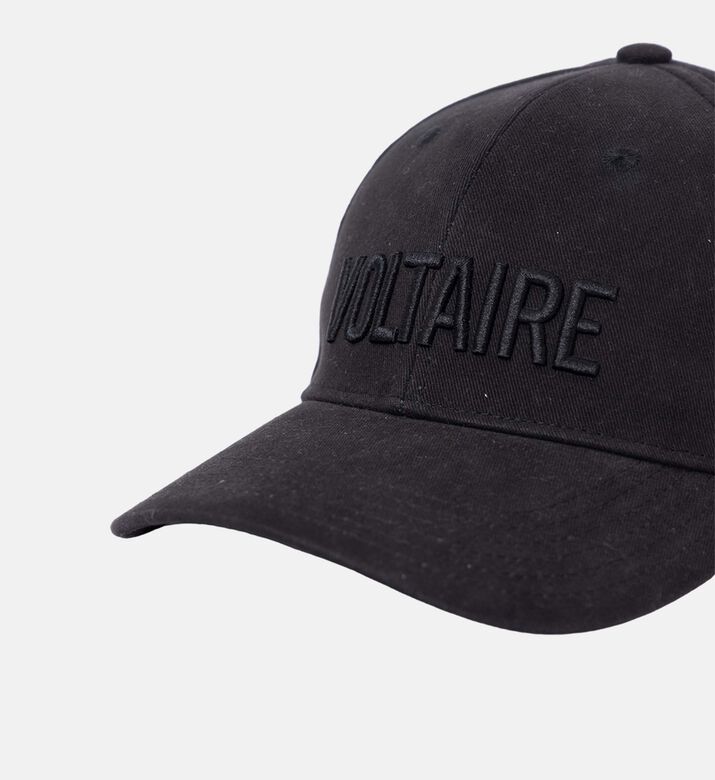 Zadig et Voltaire Leila Voltaire Logo Cap, Black, Packshot View