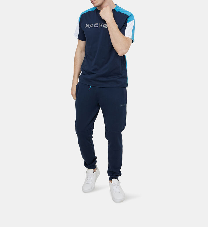 تيشيرت تور قطن بطبعة شعار