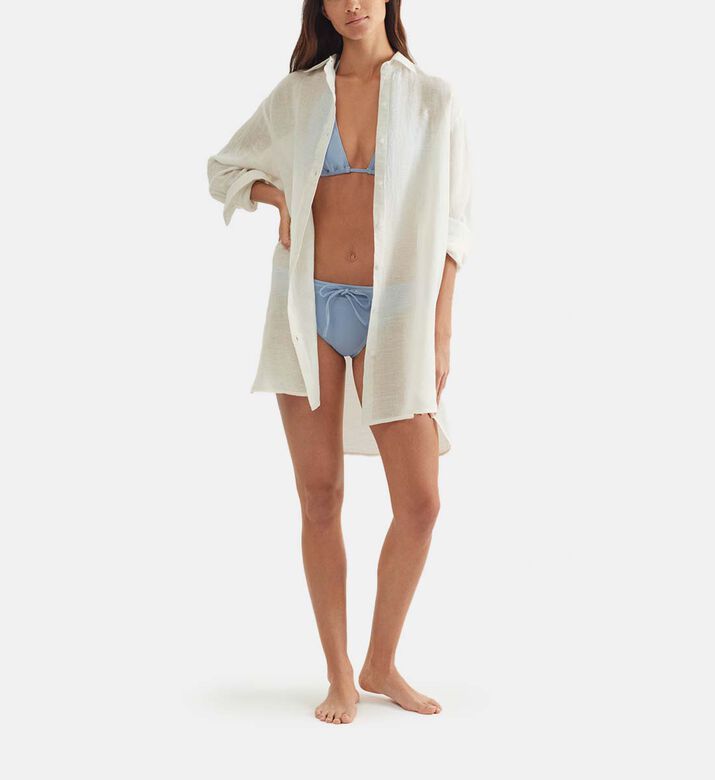 Linen Blend Beach Shirt