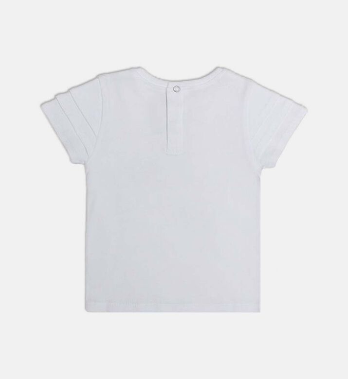 Jules and Juliette Paris Heart-embroidery Short-sleeve T-shirt, Packshot View