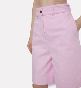 Patou High-waisted Bermuda Shorts, Model View