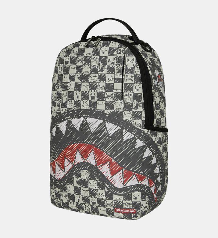 Sprayground Backpack Dlxsv Cream Check, Packshot View