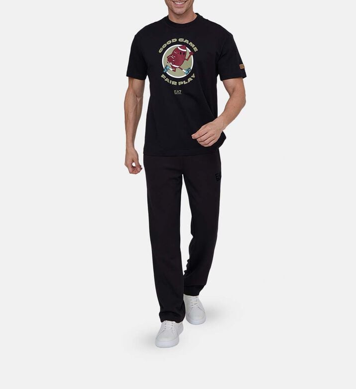 Front-print Crewneck T-shirt Front-print Crewneck T-shirt