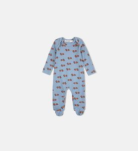 Bobo Choses Tractor-print Footie Romper Bib Blanket Set, Packshot View