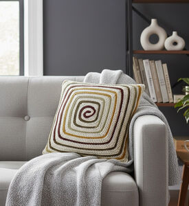Home Deco and More Fleming Cotton Square Cushion, Packshot View
