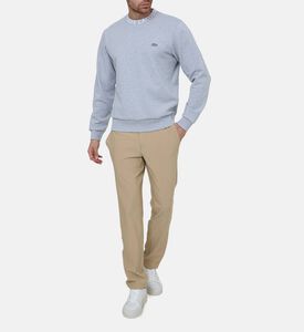 Logo Jacquard Collar Double Face Sweatshirt