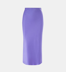 تنورة طويلة ضيقة ساتان