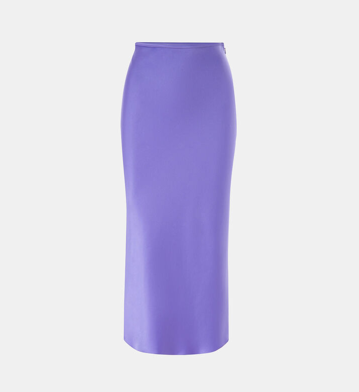 تنورة طويلة ضيقة ساتان