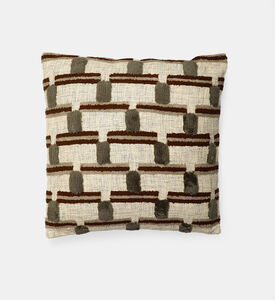 Home Deco and More Eden Cotton Square Cushion, Packshot View