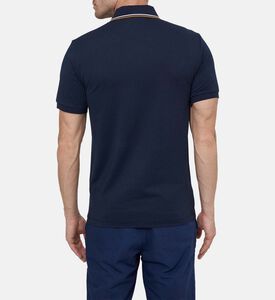 قميص بولو بطبعة شعار كبيرة