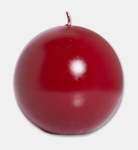 Graziani Round Paraffin Wick Candle, Burgundy, 12-cm, Packshot View