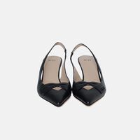 Pointed Toe Slingback Strap Sandal