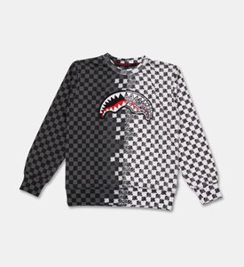 Sprayground Checkered Sketch Regular Sweatshirt, Packshot View
