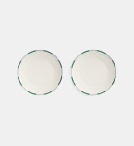 مجموعة أطباق كبيرة دائرية قطعتين