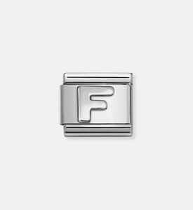 Composable Classic Oxidized F Charm Composable Classic Oxidized F Charm