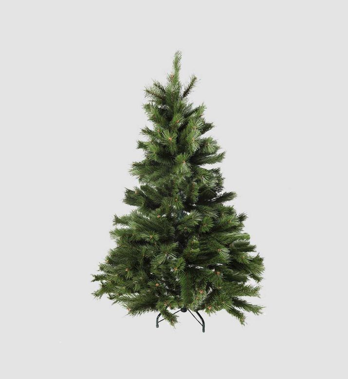 شجرة عيد الميلاد بأرجل معدنية