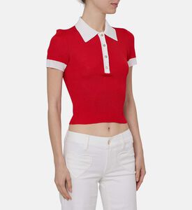 قميص مارثا بولو قصير الأكمام