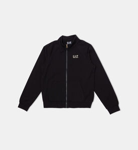 Zip-fastening Long-sleeve Sweatshirt