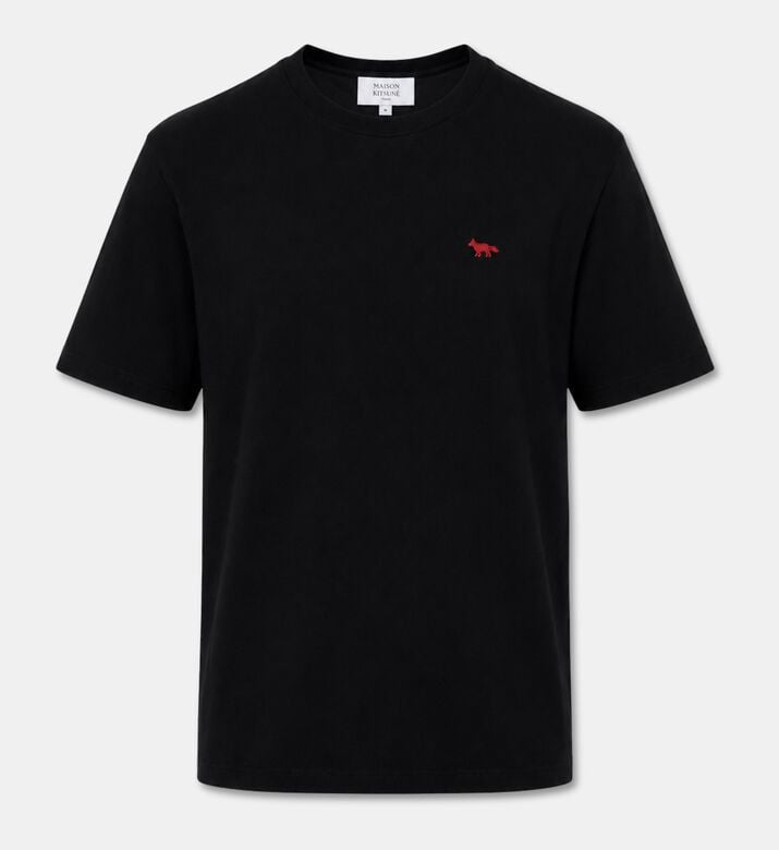 Maison Kitsune Cotton Fox-embroidery T-shirt, Black, Xxl, Packshot View