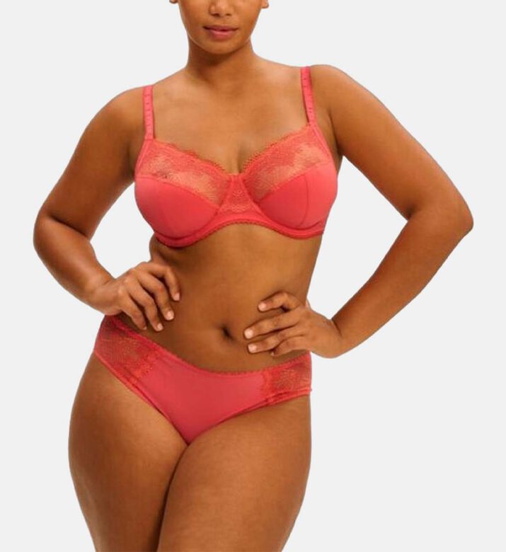 Full Cup Embroidered Support Bra Full Cup Embroidered Support Bra