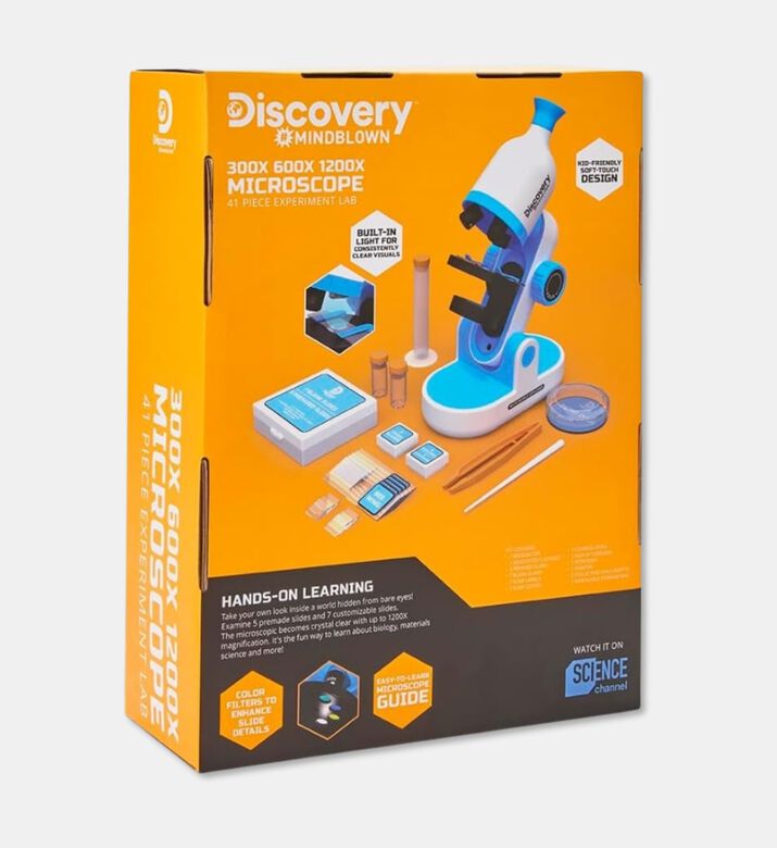 Discovery Toy Microscope Expl Set 41pc, Packshot View