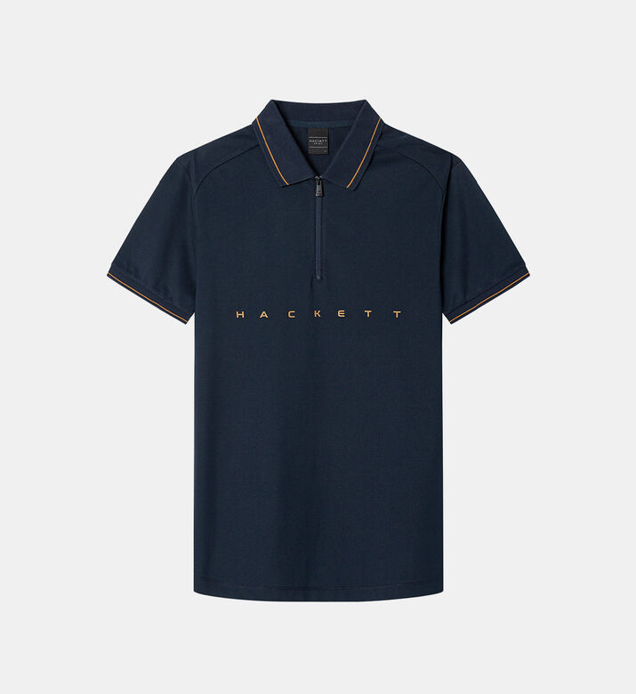 Zip-closure Polo Shirt