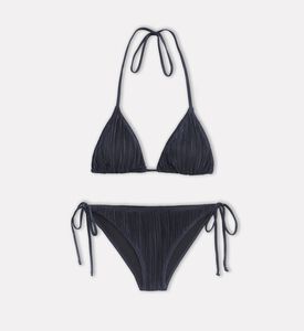 Reborn Shimmer Side Drawstrings Bikini Set, Packshot View