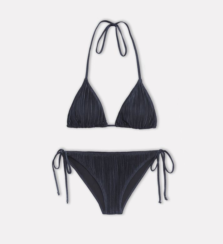 Reborn Shimmer Side Drawstrings Bikini Set, Packshot View