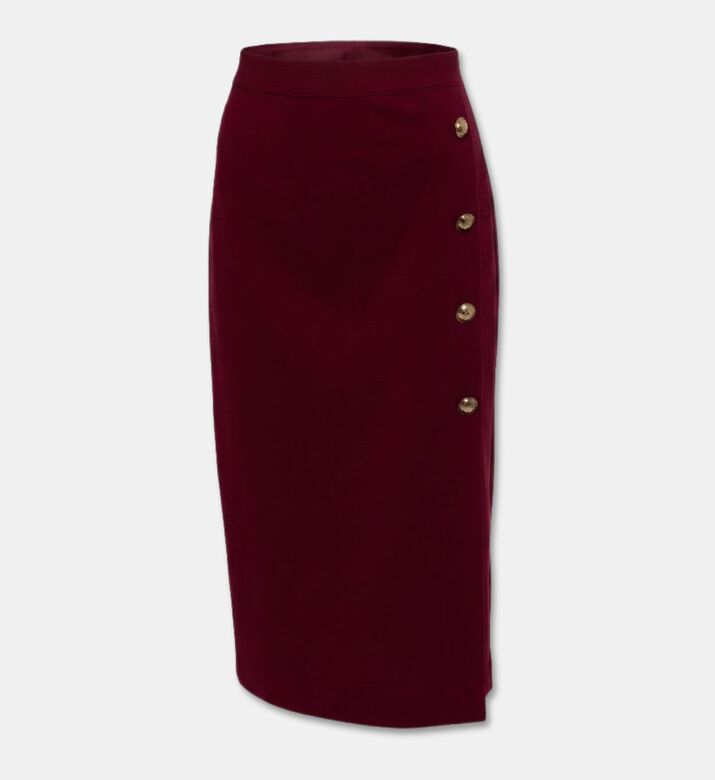 Luisa Spagnoli Side-button Pencil Skirt, Packshot View