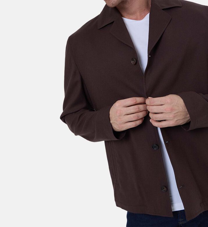 Button-down Long-sleeve Oversized Shirt
