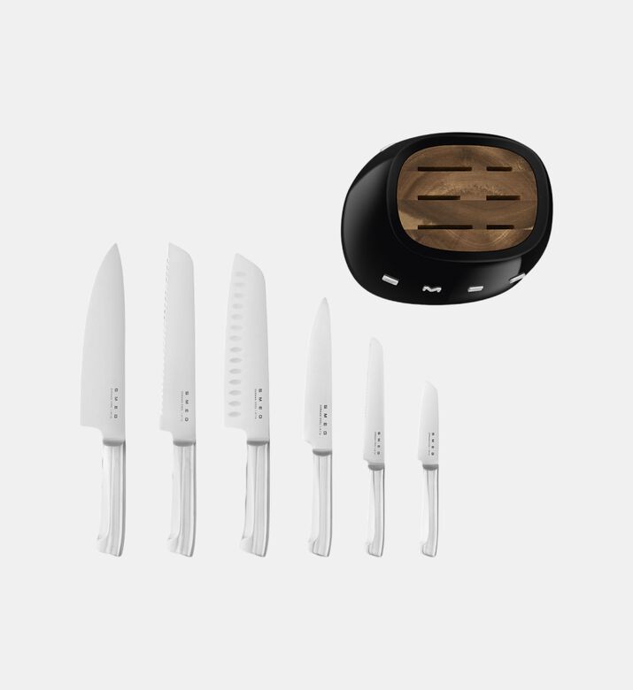 طقم حاملة سكاكين 6 قطع من الفولاذ المقاوم للصدأ