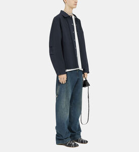 جاكيت قطن بتصميم غير رسمي