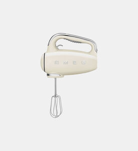 Smeg 50s-style Iconic Hand Mixer, Cream, Packshot View