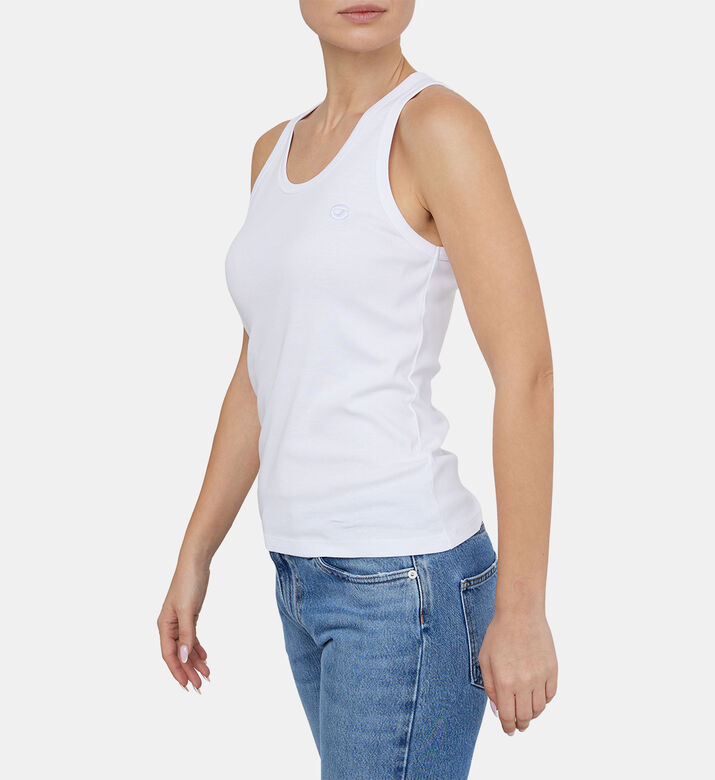 Cotton Logo Basic Tank Top