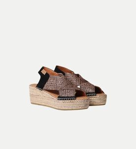 Toni Pons Masai Cotton Blend Raffia Striped Mid-wedge Espadrille, Packshot View