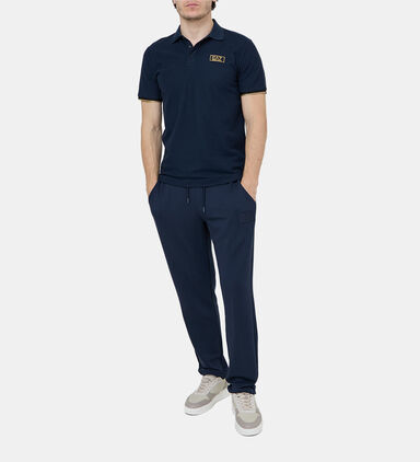 Cotton Golden Logo Polo Shirt