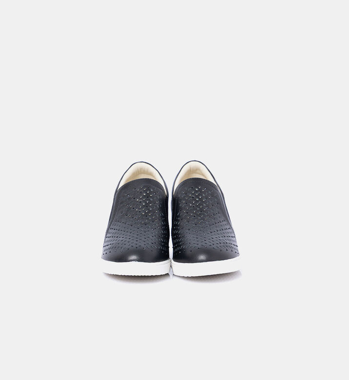 Baldinini Diamond Pattern Slip-on Sneakers, Black, Eu-38, Packshot View