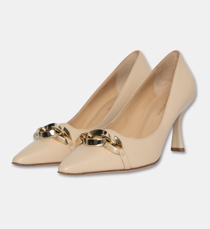 Baldinini Chain-detail Pumps, Beige, Eu-36, Packshot View