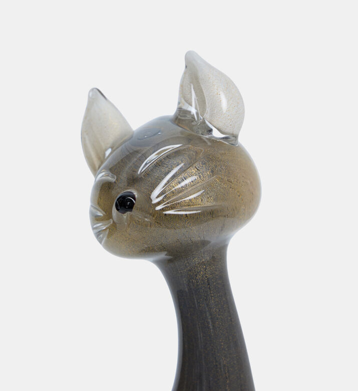 Crystal Cats Love Sculpture