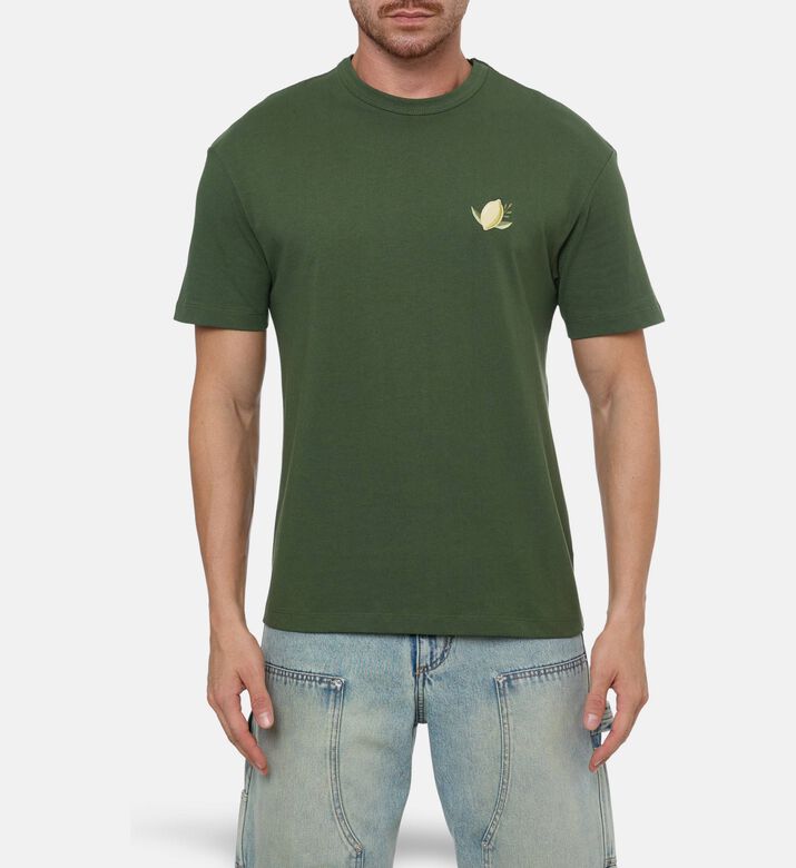 Galeries Lafayette Ts Mc Sishbro, Green, Xl, Model View