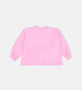 سويت شيرت قطن بتصميم عقدة