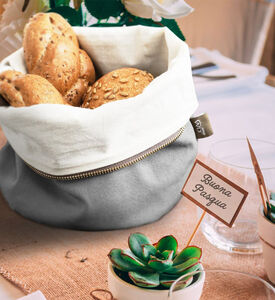 كيس خبز قطني قابل للتسخين