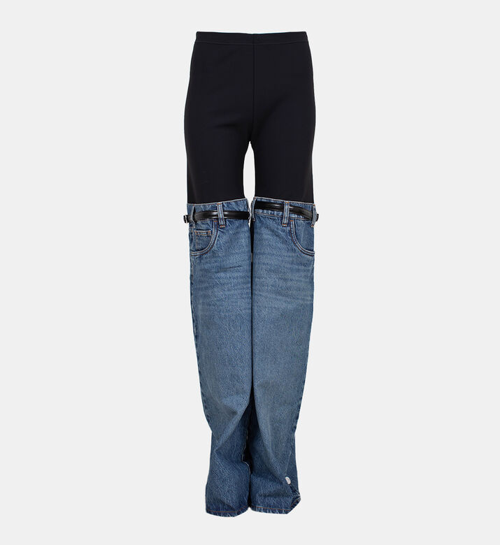 بنطال جينز واسع بخامات متنوعة